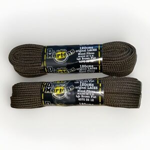Brown Dr Martens 120cm (47in) Flat Shoe Laces 2 Packs